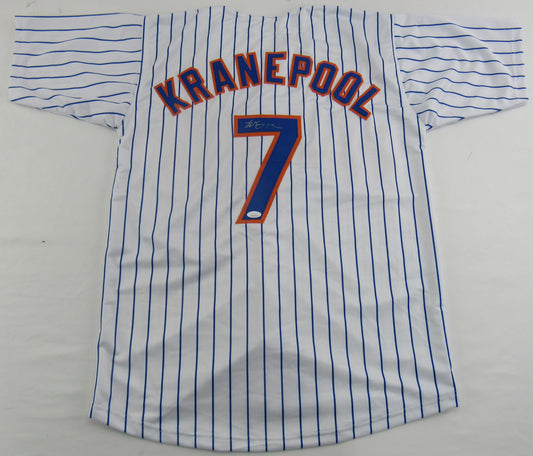 Ed Kranepool Signed Auto Autograph Replica Mets Jersey JSA COA