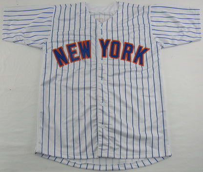 Ed Kranepool Signed Auto Autograph Replica Mets Jersey JSA COA