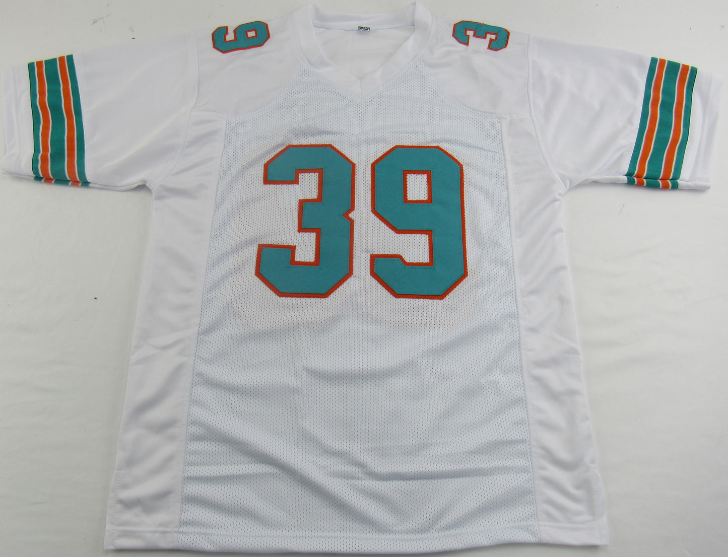 Larry Csonka Signed Auto Autograph Replica Dolphins Jersey JSA Witness WB029857