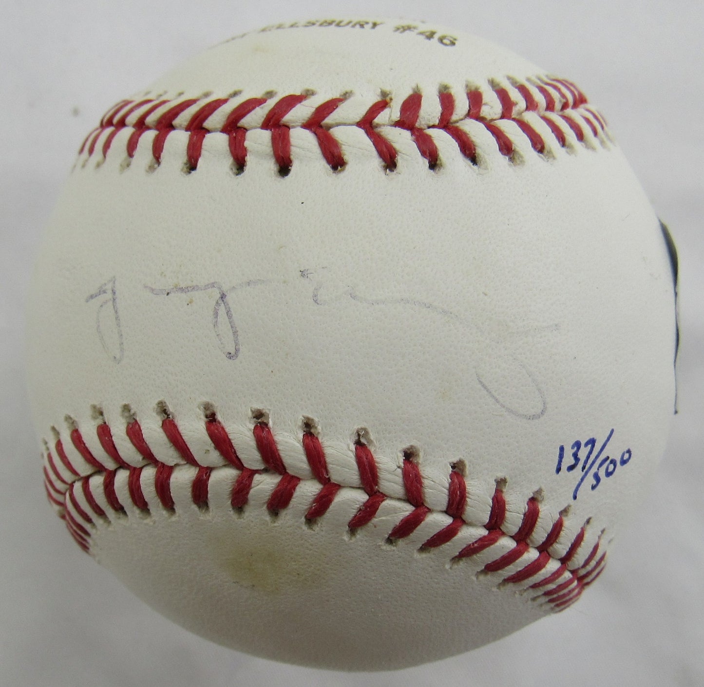 Jacoby Ellsbury Signed Auto Baseball - Mounted Memories Holo