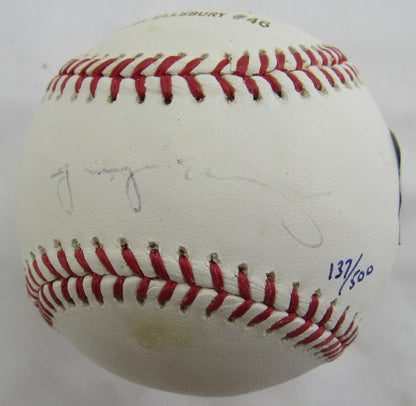 Jacoby Ellsbury Signed Auto Baseball - Mounted Memories Holo