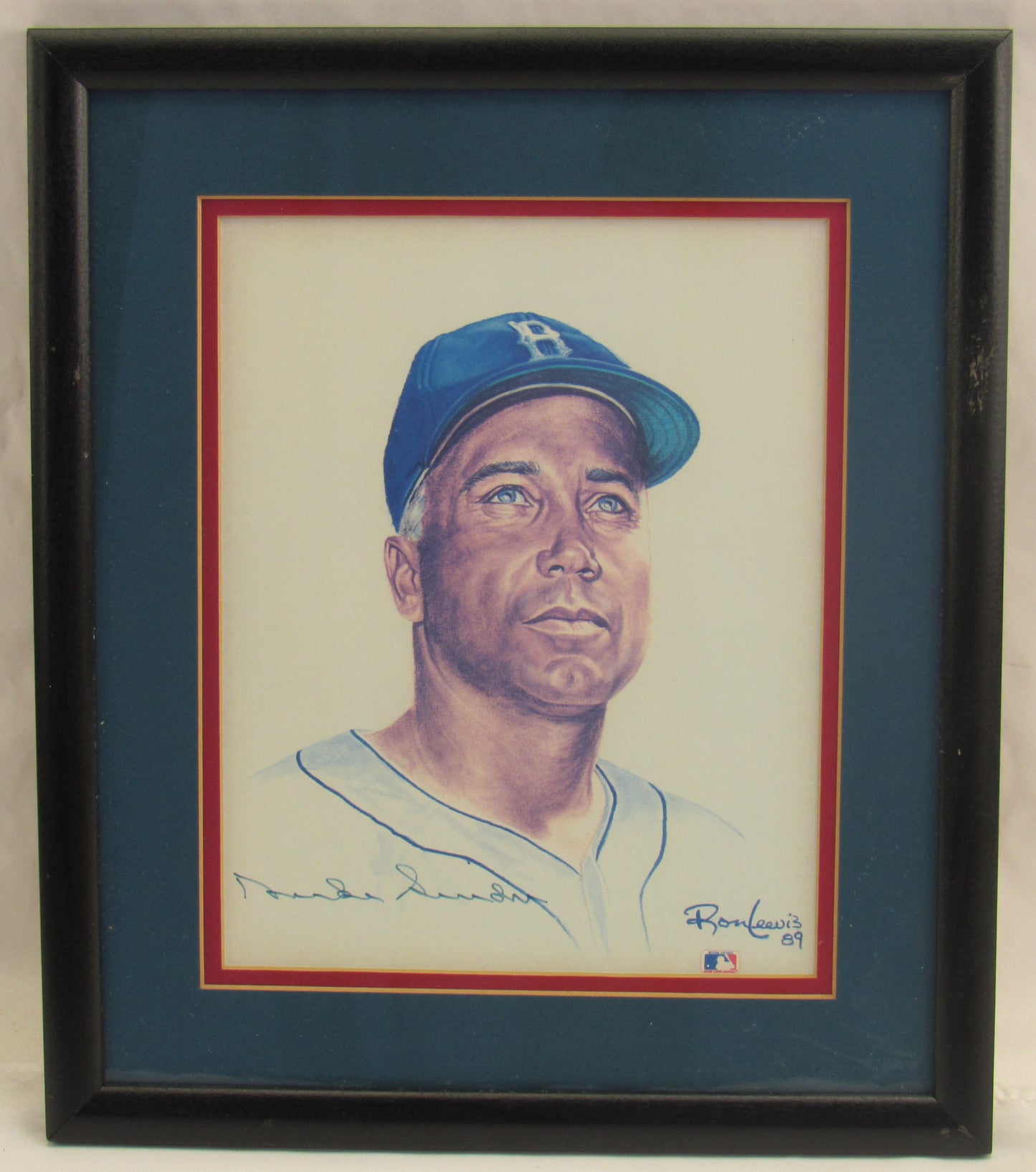 Duke Snider Signed Framed 8x10 Photo JSA P80031