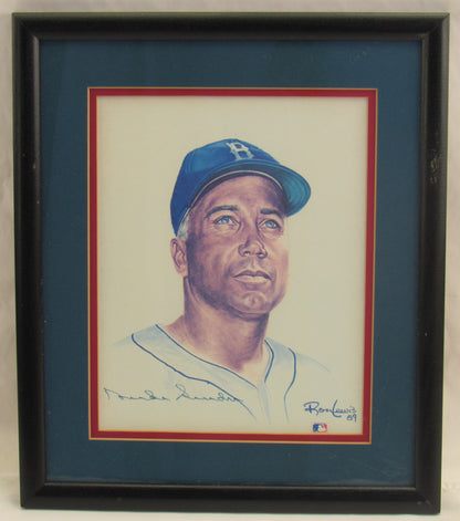 Duke Snider Signed Framed 8x10 Photo JSA P80031