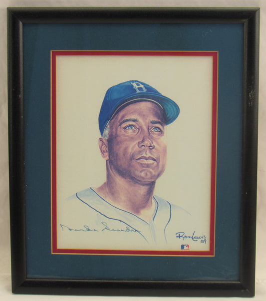Duke Snider Signed Framed 8x10 Photo JSA P80031