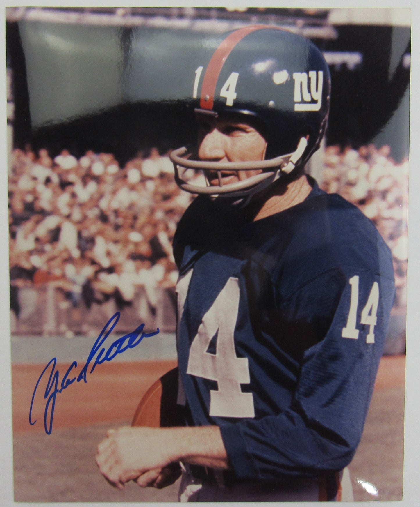 Y.A. Tittle Signed Auto Autograph 8x10 Photo II