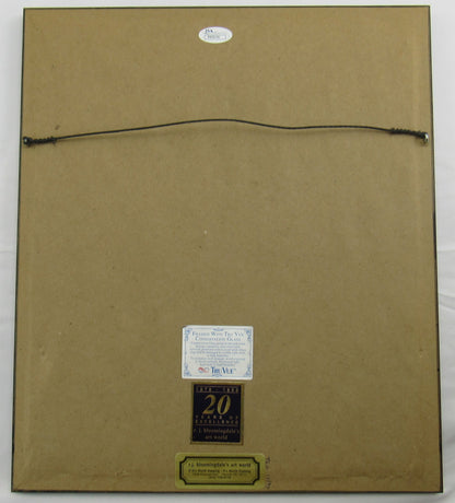 Yogi Berra Signed Framed 8x10 Photo JSA P80036 - pristine sold 12-10