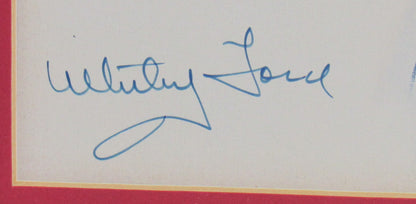 Whitey Ford Signed Framed 8x10 Photo JSA P80035