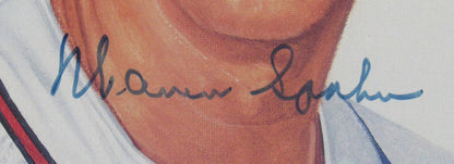 Warren Spahn Signed Framed 8x10 Photo JSA P80034