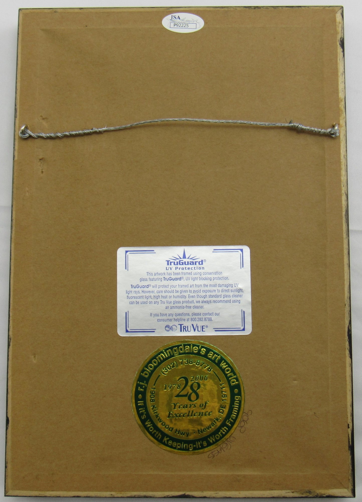 Pie Traynor Signed Framed Cut JSA P92225