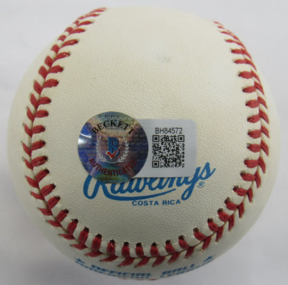 Nolan Ryan Signed Auto Rawlings Baseball Beckett Hologram - pristine sold 11-23