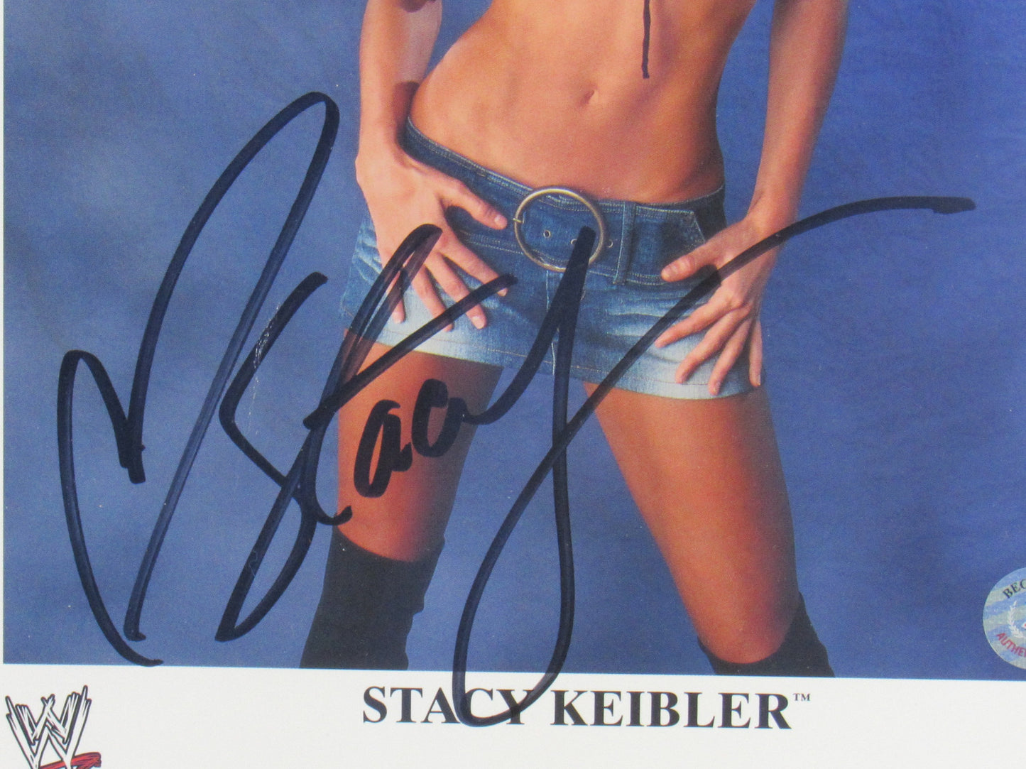 Stacy Keibler Signed Framed 8x10 Photo Beckett Holo