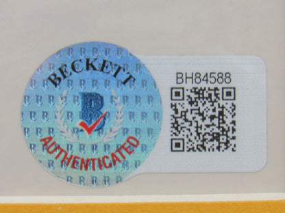 Jaromir Jagr Signed Framed 8x10 Photo Beckett Holo