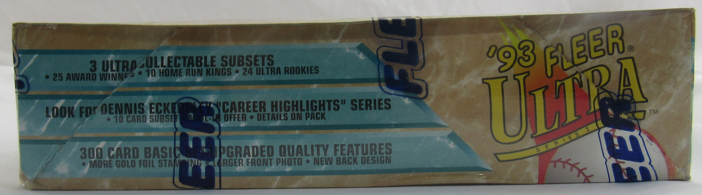 1993 Fleer Ultra Series I Baseball Wax Box
