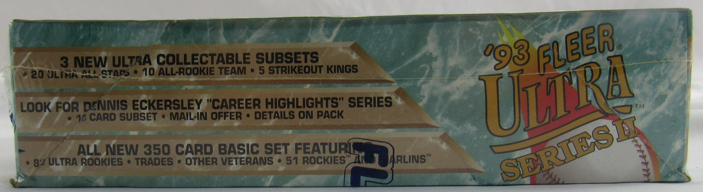 1993 Fleer Ultra Series II Baseball Wax Box