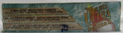 1993 Fleer Ultra Series II Baseball Wax Box