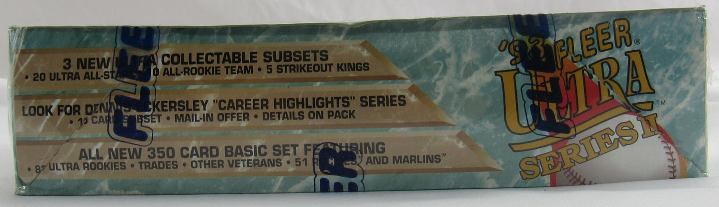 1993 Fleer Ultra Series II Baseball Wax Box