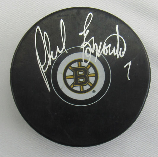 Phil Espostito Signed Auto Hockey Puck JSA WB307865