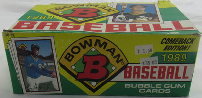 1989 Bowman Baseball Wax Box - 36 Ct Box