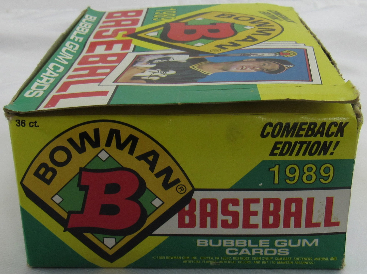 1989 Bowman Baseball Wax Box - 36 Ct Box