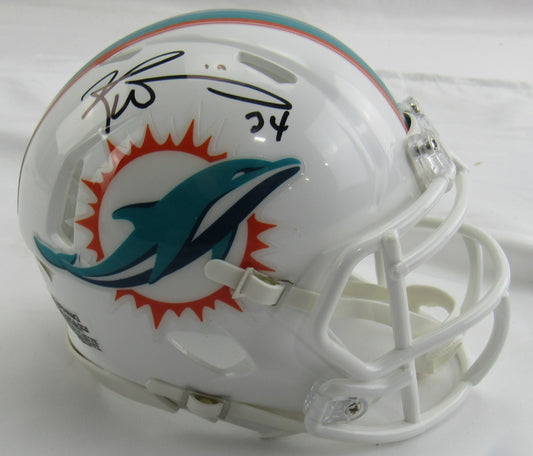 Ricky Williams Signed Auto Mini Helmet JSA Witness