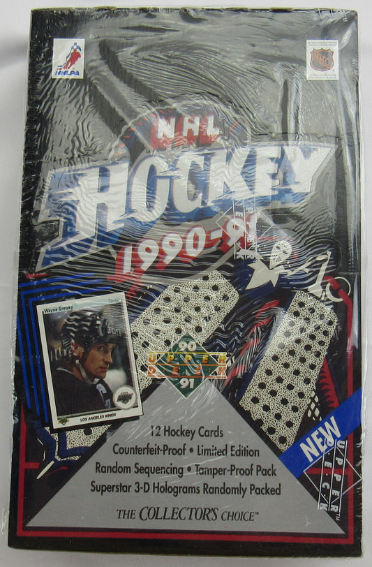 1990-91 Upper Deck Hockey Wax Box