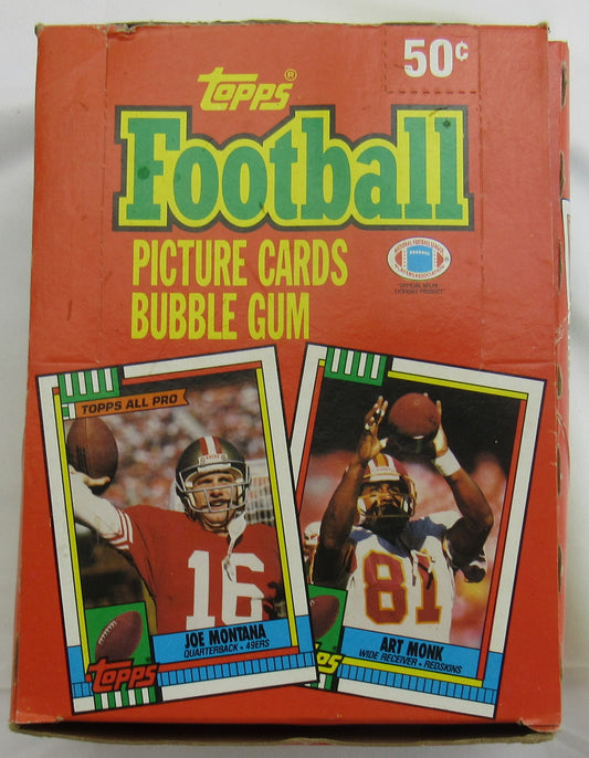 1990 Topps Football Unopened Wax Box (36 packs)