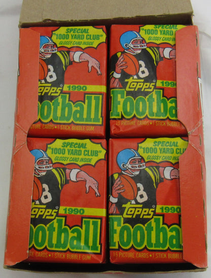 1990 Topps Football Unopened Wax Box (36 packs)