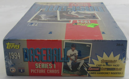 1994 Topps Baseball Series 1 Factory Sealed Wax Box (36 Packs)