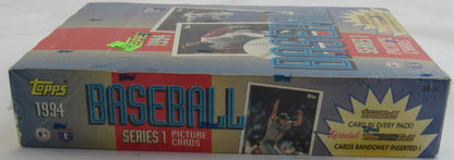 1994 Topps Baseball Series 1 Factory Sealed Wax Box (36 Packs)